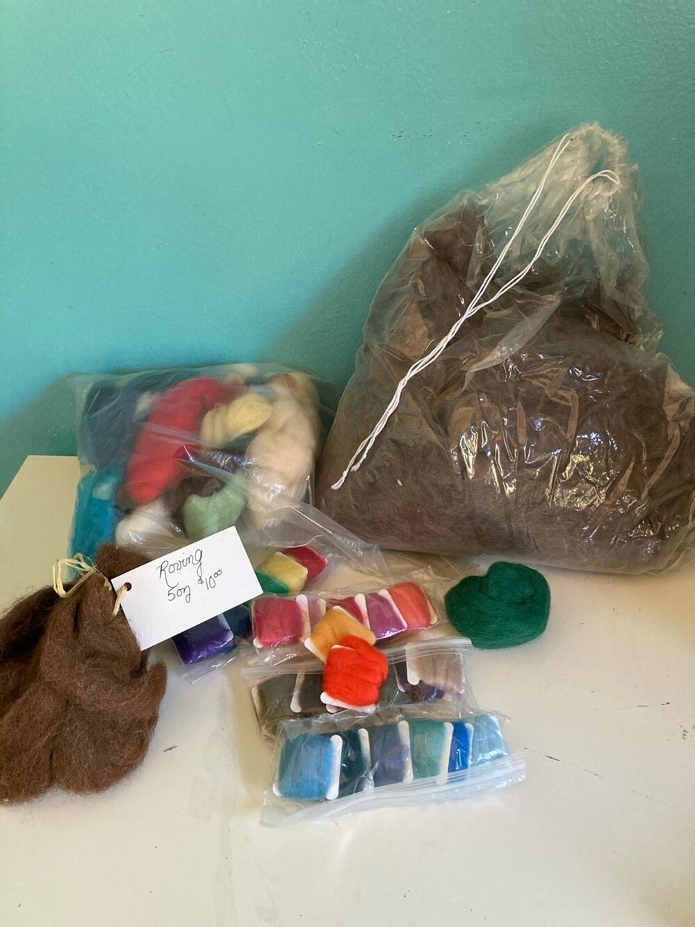 Felting Wool Package Misc Colors